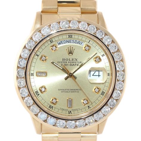 36mm rolex presidential|Rolex presidential 36mm diamond bezel.